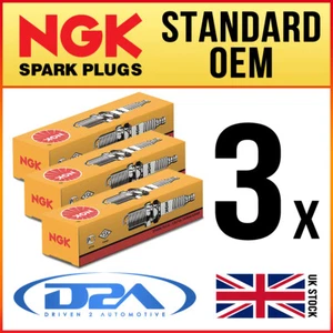 3x NGK BR8HS-10 (1134) Standard Spark Plug *Wholesale Price SALE* - Picture 1 of 1