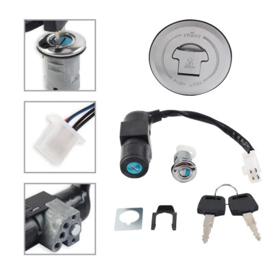 Ignition Switch Lock Gas Fuel Cap Cover Set for Honda MSX125 GROM125 AC 2014-15 - Image 1 of 4