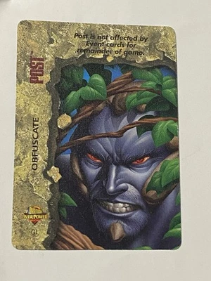 Post : Obfuscate Special Card - OverPower Onslaught Promo - Marvel 1996 - Image 1 of 4