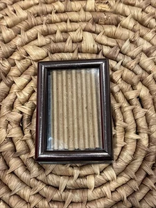 3"x2" Dark Silver Tone Small Picture Frame Tabletop Desk Mantle Travel Modern - Picture 1 of 6