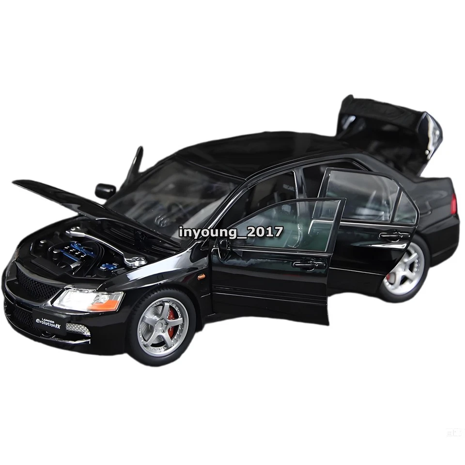 1:24 Mitsubishi Lancer EVO IX Modelo Coche Diecast Coches de Juguete Juguetes para Niños Niños Regalo Foto 1 de 4