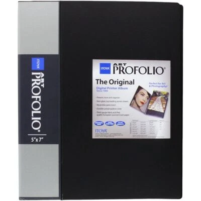 Libro de almacenamiento/exhibición original Itoya Art Profolio (5 x 7", 24 páginas a dos caras) Foto 1 de 2