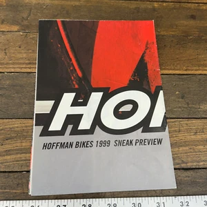1999 Hoffman BMX Bikes Poster Sneak Preview Brochure Old School BMX 98 90s - Picture 1 of 8