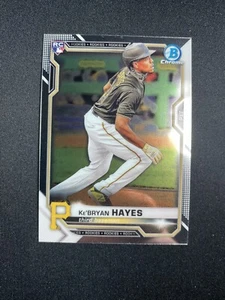 2021 Bowman Chrome Ke'Bryan Hayes #29 Rookie Rc Pittsburgh Pirates - Picture 1 of 1