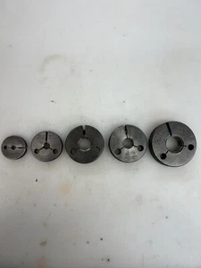(5)THREAD RING GAGE 1/4-28 to 1-14 Pratt & Whitney,GTD,Sheffield(2appear Unused) - Picture 1 of 4
