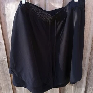 AUTOGRAPH Plus Sz 24 Black Swim Active Short Elastic Waist Pull Cord - Picture 1 of 11