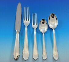Palladio by Buccellati Italy Silver Flatware Set for 12 Service 60 pcs Dinner