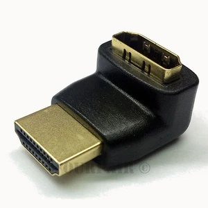 270/90 Degree Right Angle HDMI Male to Female Adapter Coupler Extender 1080p 4K - Picture 1 of 1