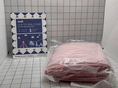 Biloban Pink Padded Crib Rail Cover Teething Protector Baby Crib Newborn  - Image 1 of 4