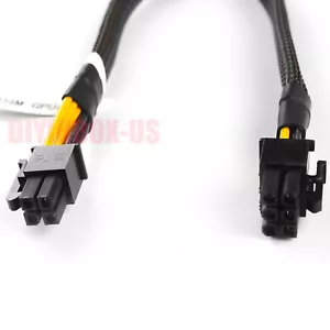 4 pines CPU macho a 6 pines placa base macho PCI-E GPU tarjeta de video alimentación nuevo cable 35 cm - Imagen 1 de 6