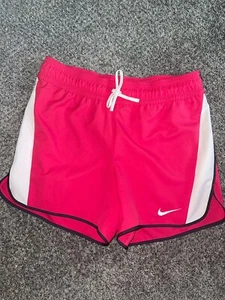 Nike Dri Fit Shorts Damen Small S Pink Weiß Fitness Laufen Vintage Retro Vibes 7762 - Bild 1 von 8