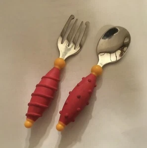Gerber. Children’s Spoon And Fork. Padded Handles 5” - Picture 1 of 4