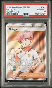 Prismatic Evolutions Ortega 141/131 Ultra Rare PSA 10 - Picture 1 of 2