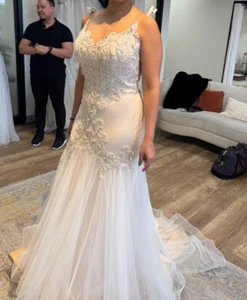 Wedding dress size 14-8SC512 Sottero & Midgley Khloe mermaid/trumpet embellished - Picture 1 of 7