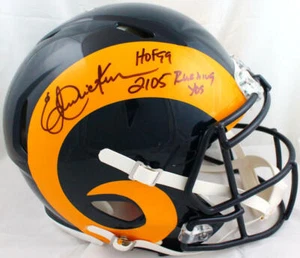Eric Dickerson Signed F/S Rams 81-99 Speed Authentic Helmet w/2Insc.-BAW Holo - Picture 1 of 12