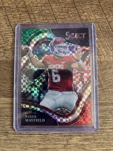 2022 Panini Select Draft Picks Baker Mayfield Red & Green Squares 7/10 - Bild 1 von 2