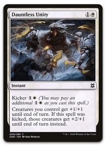 Magic The Gathering Dauntless Unity #9 (Nuevo) Zendikar Rising ZNR - Imagen 1 de 2