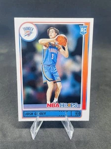 2021-22 NBA Hoops Josh Giddey Rookie Card (RC) #202 Oklahoma City Thunder - Picture 1 of 2