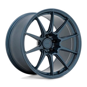 18x10.5 TSW Kemora Gloss Dark Blue Wheel 5x112 (35mm) - Picture 1 of 5