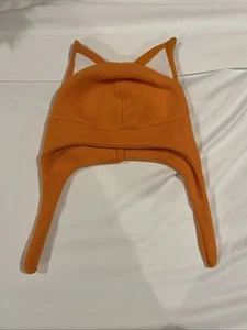 ULTRA-RARE!!! Orange Fox Ears Beanie Hat, Anime, Furry, NEAR MINT - Picture 1 of 8