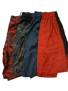 Boy's Youth Lot Of 4 Basketball Shorts M 10-12 - Picture 1 of 9