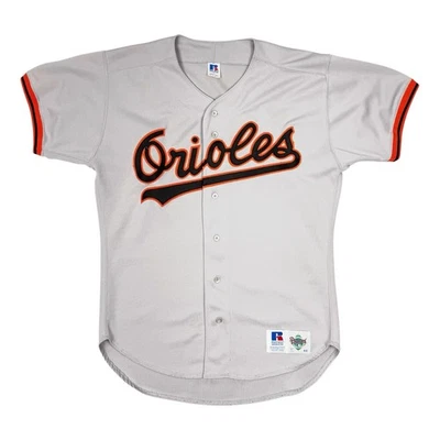 Camiseta deportiva gris atlética de colección rara Baltimore Orioles Russell talla 44 grande para hombre Foto 1 de 4