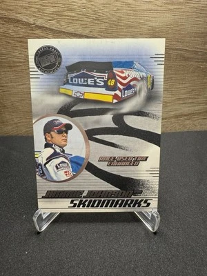 2003 Press Pass Eclipse Skidmarks #SM8 Jimmie Johnson Race Used Tire Relic - Image 1 of 2