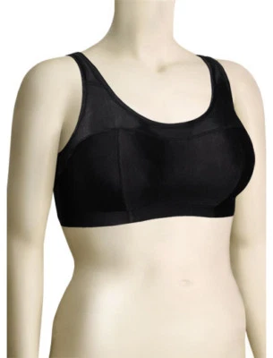NWT Elila 1620 Microfiber Sports Bra - 36DDD/F - Image 1 of 4