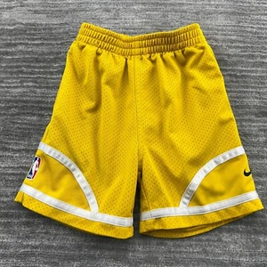 Nike Shorts Size 4 Youth Basketball Athletic Active Hoops Yellow - Picture 1 of 6