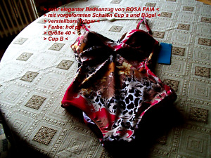 Badeanzug Marke:  ROSA FAIA mit Schalencup und Bügel Größe 40 Cup B  nur € 15,00