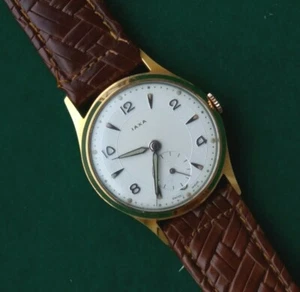 SWISS WATCH IAXA - Gold Plated Au20 - Switzerland - 1980's - Picture 1 of 7