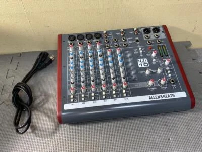 ALLEN & HEATH ZED 10 Portable Mixer USB Audio Interface Effects Mixing Board - Image 1 of 2