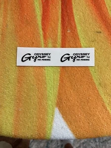 ODYSSEY GYRO ROTOR DECALS - One pair of black decals - - Picture 1 of 1