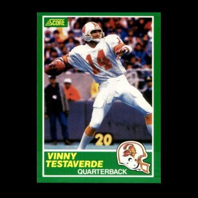 Vinny Testaverde 1989 Score Tampa Bay Buccaneers #224 R329O 93 - Image 1 of 2
