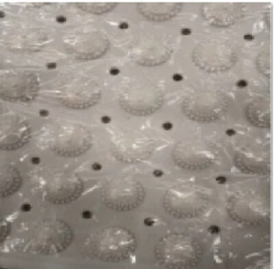 Huiqmall Rubber Bath Mat with Suction Cups 39" x 16" Non Slip White Free Ship - Picture 1 of 2