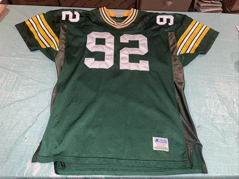 Adult 52 Starter Pro Line Green Bay Packers #92 Reggie White Jersey Vtg Sewn Usa Cover