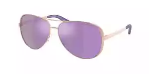 AUTÉNTICAS GAFAS DE SOL MICHAEL KORS MK 5004 1003/4V CHELSEA ORO ROSA/PÚRPURA - Imagen 1 de 2