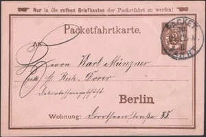 GERMANY, 1893. Berlin Private Post Card, Used - Foto 1 di 1