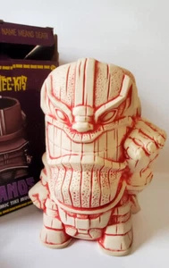 Mondo Tee-kis Marvel Ceramic Tiki Mug Thanos Reality Red Wiped Limited Edition - Picture 1 of 10
