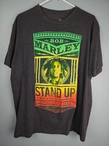 Zion Rootswear Bob Marley Stand Up For Your Rights Men's T-Shirt Size XL  - Picture 1 of 4