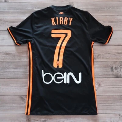 ✅Adidas Soccer Jersey Valencia  Kirby #7 Away  football shirt 09/16, Boy`s Size - Image 1 of 4