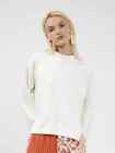 French Connection Suzie Puff Sleeve Womens Top (Summer White) AW21 RRP 65.00
