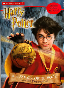 Harry Potter Deluxe Malbuch Aufkleber Poster (2003) Stein und Kammer