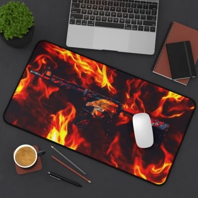 Gaming Mauspad CSGO Mousepad Schreibtischunterlage, M4A4 | Heulen 30x56 cm - Bild 1 von 4