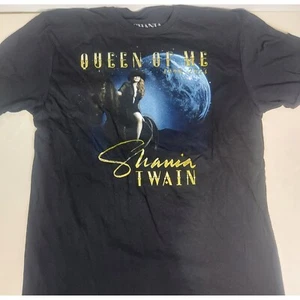 Shania Twain Queen of Me Tour 2023 Graphic T-Shirt Black Concert Tee L - Picture 1 of 5
