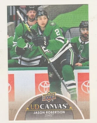 2021-22 Upper Deck  UD CANVAS #C147 JASON ROBERTSON Dallas Stars - Image 1 of 2