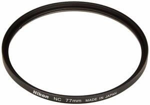 New Japan Genuine Nikon 77mm Screw-on Filter Neutral Clear NC-77 Glass Filter