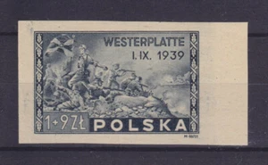 POLAND 1945, WESTERPLATTE, FISCHER 374 nz, MNH ** - Picture 1 of 2