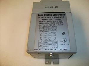 ACME T-53006 POWER TRANSFORMER 5950-00-917-9432 - Picture 1 of 5