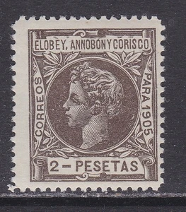 1905 - España - Elobey - Edifil 30 - 2p castaño lila - MNH - Picture 1 of 2